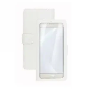 Celly Unica View Custodia per cellulare 12.7 cm (5") a libro Bianco