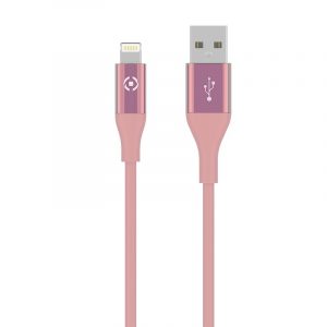 Celly USBLIGHTCOL3MPK cavo Lightning 3 m Rosa