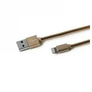 Celly USBLIGHTSNAKEGD cavo Lightning Oro