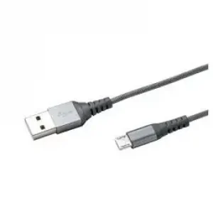 Celly USBMICRONYLSV cavo USB 1 m 2.0 A Micro-USB Argento