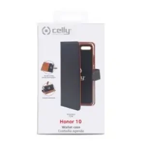 Celly WALLY Custodia per cellulare 14.8 cm (5.84") flip a libro Nero