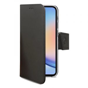 Celly WALLY1036 Custodia per cellulare 16.8 cm (6.6") flip a libro Nero