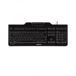CHERRY KC 1000 SC tastiera USB QWERTZ Tedesco Nero