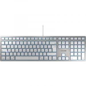 CHERRY KC 6000 SLIM FOR MAC tastiera USB QWERTY Inglese US Argento