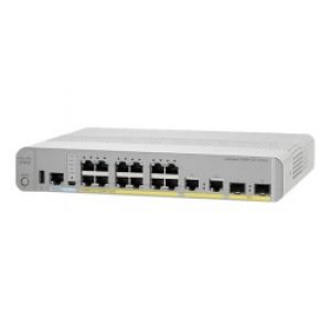 Cisco Catalyst WS-C3560CX-12TC-S switch di rete Gestito L2/L3 Gigabit Ethernet (10/100/1000) Grigio, Bianco