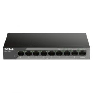 D-Link DSS-100E-9P switch di rete Non gestito Fast Ethernet (10/100) Supporto Power over (PoE) Nero
