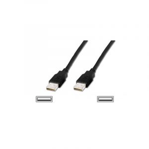 Digitus 1.8m USB2.0 A/A cavo USB 1.8 m A Nero