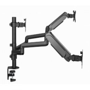 Gembird MA-DA3-01 supporto da tavolo per Tv a schermo piatto 68.6 cm (27") Nero Scrivania