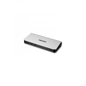 Hamlet Docking Station collega due display HDMI e DP con 4 porte usb 3.0, LAN audio