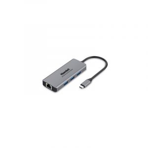 Hamlet HDKC-PD200A replicatore di porte e docking station per notebook Cablato USB 3.2 Gen 1 (3.1 1) Type-C Grigio