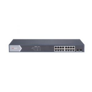 Hikvision DS-3E0518P-E/M switch di rete Non gestito L2 Gigabit Ethernet (10/100/1000) Supporto Power over (PoE) Nero