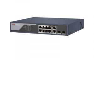 Hikvision DS-3E1310P-SI switch di rete Gestito L2 Gigabit Ethernet (10/100/1000) Supporto Power over (PoE) Nero