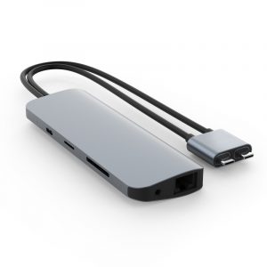 HYPER HD392-GRAY replicatore di porte e docking station per laptop USB 3.2 Gen 1 (3.1 1) Type-C Grigio