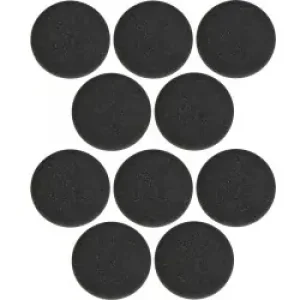 Jabra 14101-45 cuscinetto per auricolari Schiuma Nero 10 pz