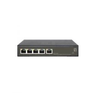 LevelOne GES-2105P switch di rete Gestito L2 Gigabit Ethernet (10/100/1000) Supporto Power over (PoE) Nero