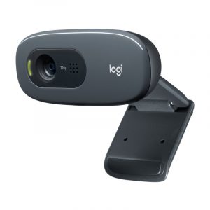 Logitech C270 Webcam HD, HD 720p/30fps, Videochiamate Widescreen, Correzione Automatica ‎Luminosità