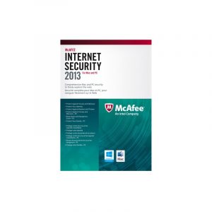 McAfee Internet Security 2013. WIN, MAC, 1u Sicurezza antivirus 1 licenza/e