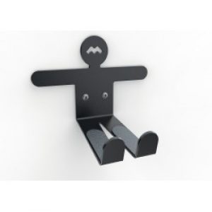Meliconi 489003 supporto per bicicletta Portabiciclette da esterno Montabile a parete Nero