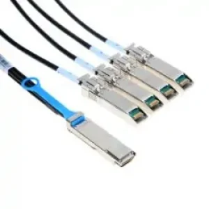 Mellanox Technologies QSFP / 4 SFP+, 3m cavo InfiniBand x SFP+ Nero