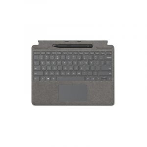 Microsoft Signature with Slim Pen 2 Platino Cover port QWERTY Italiano