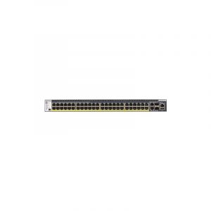 NETGEAR M4300-52G-PoE+ 550W PSU Gestito L2/L3/L4 Gigabit Ethernet (10/100/1000) Supporto Power over (PoE) 1U Nero
