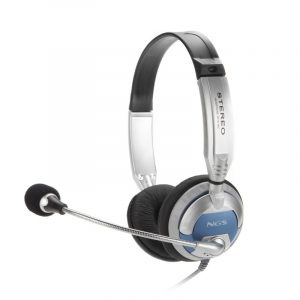 NGS MSX6Pro Auricolare Cablato A Padiglione Musica e Chiamate Grigio