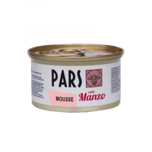 Pars Mousse con Manzo per Cani e Gatti Peso Confezione 85 g – KIT 6x