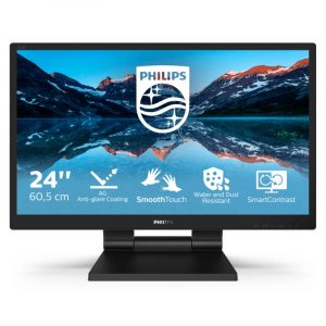 Philips 242B9TL/00 Monitor PC 60.5 cm (23.8") 1920 x 1080 Pixel Full HD LCD Touch screen Nero