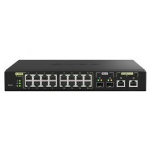 QNAP QSW-M2116P-2T2S switch di rete Gestito L2 2.5G Ethernet Supporto Power over (PoE) Nero