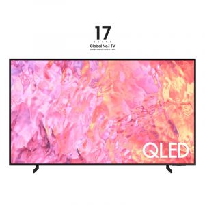 Samsung Series 6 TV QE55Q60CAUXZT QLED 4K, Smart 55" Processore Quantum 4K Lite, OTS Black 2023