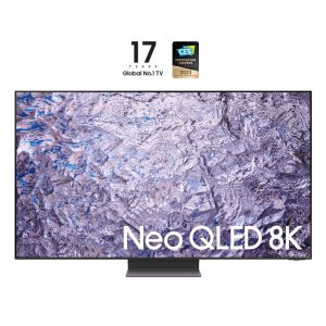 Samsung Series 8 TV QE75QN800CTXZT Neo QLED 8K, Smart 75" Processore Neural Quantum Dolby Atmos e OTS+, Titan Black 2023