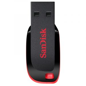 SanDisk Cruzer Blade unità flash USB 32 GB tipo A 2.0 Nero, Rosso