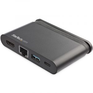 StarTech.com Adattatore multiporta USB C - Dock portatile USB-C con HDMI 4K Pass-Through PD 3.0 da 100 W, 1x USB-A, USB-C