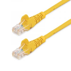 StarTech.com Cavo di rete CAT 5e - Patch Ethernet RJ45 UTP Giallo da 3m antigroviglio