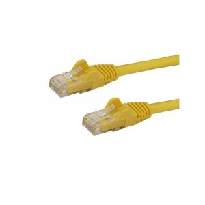 StarTech.com Cavo di rete CAT 6 - Patch Ethernet RJ45 UTP giallo da 1m antigroviglio
