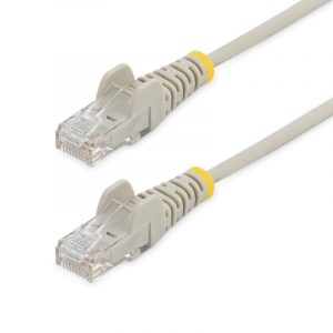 StarTech.com Cavo di Rete Ethernet Snagless CAT6 da 2m - Patch antigroviglio slim RJ45 Grigio