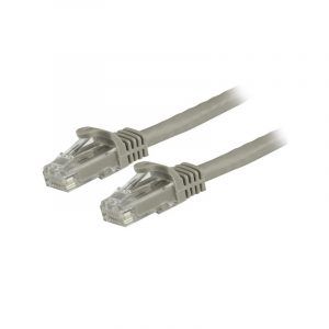 StarTech.com Cavo patch CAT6 1.5 m - Filo di rame al 100% Connettore antistrappo Grigio