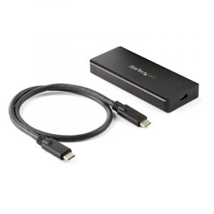 StarTech.com Enclosure SSD PCIe M.2 NVMe USB-C 10 Gbps - Custodia esterna robusta in alluminio M-Key Classificazione IP67