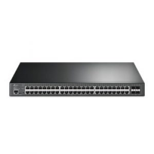 TP-Link TL-SG3452XP switch di rete Gestito L2+ Gigabit Ethernet (10/100/1000) Supporto Power over (PoE) 1U Nero