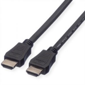 Value HDMI High Speed Cable with Ethernet, M - M, LSOH 10m cavo tipo A (Standard) Nero