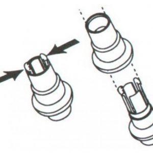 Raccordo whisper swivel e rotating connection