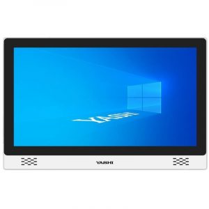YASHI YZ1609 Monitor PC 39.6 cm (15.6") 1920 x 1080 Pixel Full HD LED Touch screen Nero, Bianco