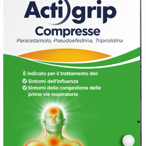 ACTIGRIP*12CPR 2,5+60+500MG