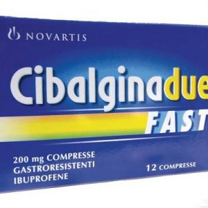 CIBALGINA DUE FAST*12CPR 200MG