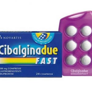 CIBALGINA DUE FAST*24CPR 200MG