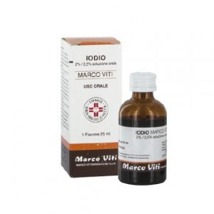 IODIO OS SOLUZ MV*25ML 2%+2,5%