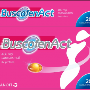 BUSCOFENACT*20CPS 400MG