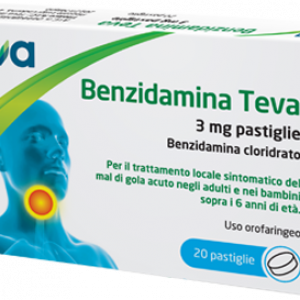 BENZIDAMINA TEVA*20PASTL 3MG