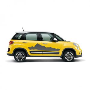 FCA Stickers Skyline Dark Silver Originale Fiat 500L