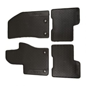Set Tappeti In Gomma Jeep Renegade Originali neri con logo Jeep OEM 50928516